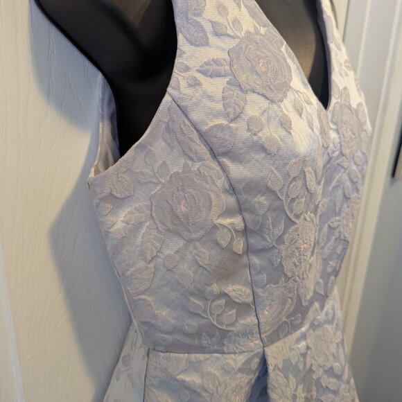 Glamour silvery lavender sleeveless dress - 8 - Picture 4 of 7